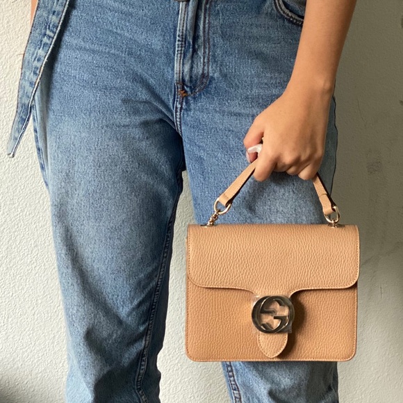 GUCCI LEATHER CROSSBODY BAG - Picture 8 of 8